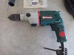 Metabo SbE 500/2S R+L klopboormachine In metalen opberg kist, Boormachine, Gebruikt, Ophalen of Verzenden, Variabele snelheid