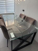 Gratis Glazen Eettafel - gratis ophalen! 180x90, Huis en Inrichting, Ophalen, Gebruikt, 100 tot 150 cm, Glas