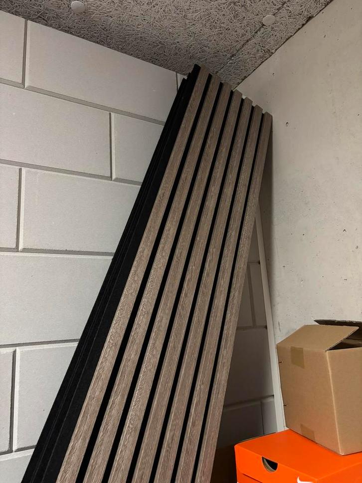 Decowall acoustic grijs oak / CanDo / 5 panels, Doe-het-zelf en Verbouw, Platen en Panelen, Nieuw, Ophalen