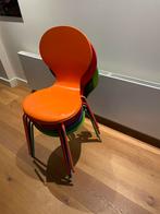 Leuke set kleurrijke stoelen, Huis en Inrichting, Stoelen, Ophalen, Gebruikt, Overige kleuren, Vier