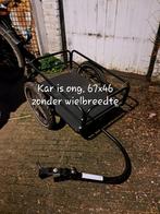 Te H'sum: fietskar/wandelkar, Fietsen en Brommers, Fietsaccessoires | Aanhangers en Karren, Ophalen, Gebruikt, Kinderkar