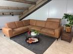 GRATIS LEVERING Hoekbank Cognac 305x245 GEREINIGD, Huis en Inrichting, Banken | Bankstellen, Stof, Hoekbank, 300 cm of meer, Ophalen of Verzenden