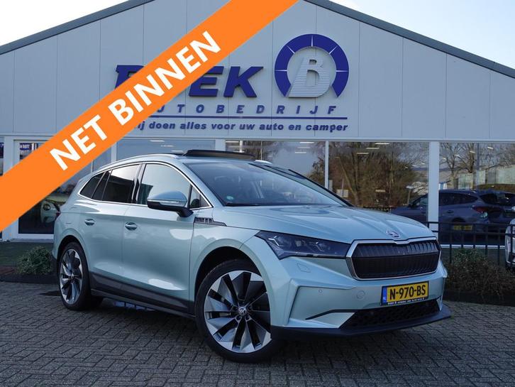 Skoda Enyaq iV 80 SPORT 204PK PANO | ADAPT CRUISE | NAVI | L, Auto's, Skoda, Bedrijf, Te koop, Enyaq, ABS, Achteruitrijcamera