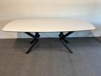 Deens ovale eettafel Fenix Bianco Malé 220x100, 100 tot 150 cm, 200 cm of meer, Ophalen of Verzenden, Zo goed als nieuw
