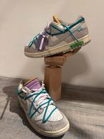 Nike Dunk Low Off-White Lot 36 - Maat 43, Kleding | Heren, Schoenen, Ophalen of Verzenden, Zo goed als nieuw, Wit, Sneakers of Gympen