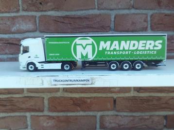 WSI  Daf  XG  4 x 2 + Curtain  Side  Trailer  van  Manders. beschikbaar voor biedingen