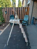 Keukentrap ( trapladder) staal., Doe-het-zelf en Verbouw, Ladders en Trappen, Ophalen, Gebruikt, Minder dan 2 meter