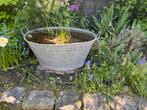 Zinken planten- cq vijverbak, 55 cm hoog en 70 cm breed., Tuin en Terras, Bloembakken en Plantenbakken, Ophalen, Overige materialen