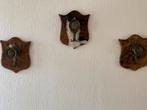 Unieke Kapstokhaken van Koeienhuid (3 stuks), Gebruikt, Wandhaken, Ophalen of Verzenden, Minder dan 100 cm