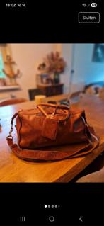 Cowboysbag leren tas, 40 tot 60 cm, 20 tot 30 cm, Bruin, Minder dan 35 cm