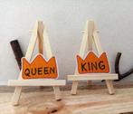 👑 King queen applicatie oranje koning koningin, Ophalen, Nieuw, Applicatie