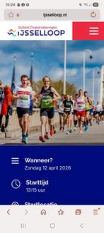 Gezocht startbewijs Ijsselloop 10km