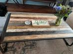 Salontafel Mangohout Industrieel 115x90x35cm, Huis en Inrichting, Ophalen, Gebruikt, 100 tot 150 cm, 50 tot 100 cm