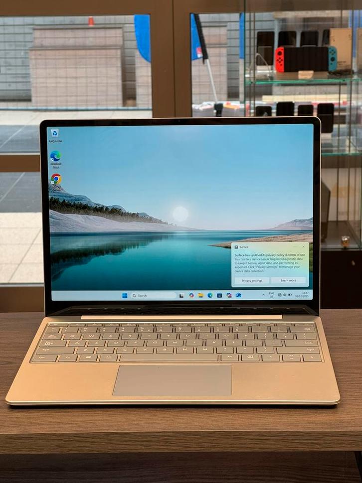 Microsoft Surface Laptop Go – Touchscreen, Computers en Software, Windows Laptops, Zo goed als nieuw, 12 inch, SSD, Ophalen