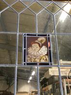 Losse glas in lood deur gebrandschilderd portret 291x121cm., Ophalen