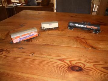 Drie wagons HO beschikbaar voor biedingen