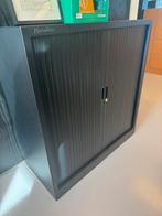 Roldeurkast zwart, Huis en Inrichting, Kasten | Roldeurkasten en Archiefkasten, Ophalen, Gebruikt, 25 tot 50 cm, Minder dan 100 cm