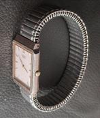 SEIKO HORLOGE MET REK BAND..QUARTZ..PLAT KLOKJE.., Ophalen of Verzenden, Zilver, Zilver