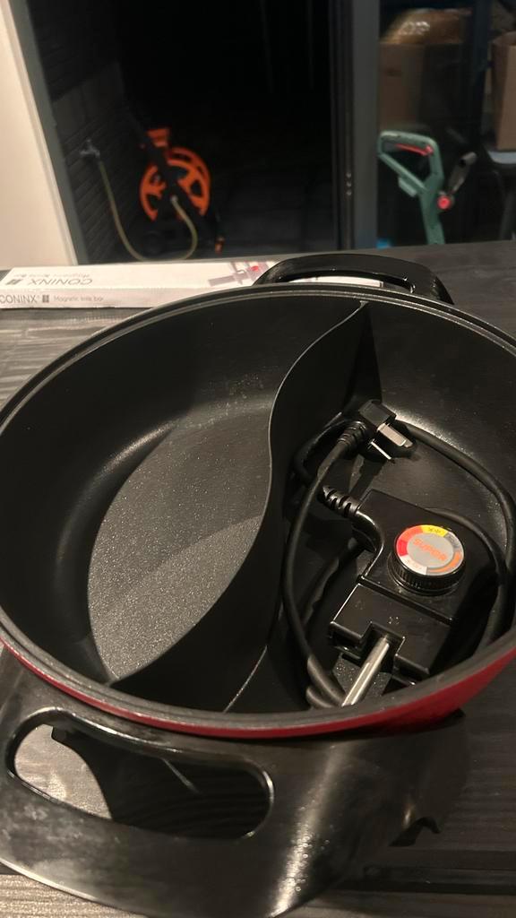 Elektrische Fondue Set, Witgoed en Apparatuur, Fonduesets, Zo goed als nieuw, Fondueset, Elektrisch, Ophalen of Verzenden