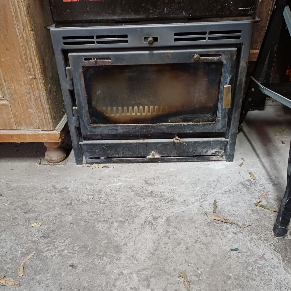 Barbas Inbouwkachel - 150mm aansluiting, Huis en Inrichting, Kachels, Ophalen