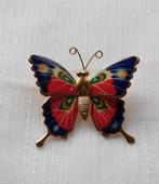 Broche vlinder, verschillende kleuren (32), Sieraden, Tassen en Uiterlijk, Broches, Overige materialen, Minder dan 4 cm, Ophalen of Verzenden
