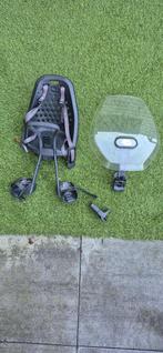 Yepp Voorzitje met Windscherm en extra adapter, Ophalen, Voetsteuntjes, Zo goed als nieuw, Voorzitje