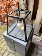 Stalen hanglamp met ketting - Industrieel, Ophalen of Verzenden, Zo goed als nieuw, Metaal, Minder dan 50 cm