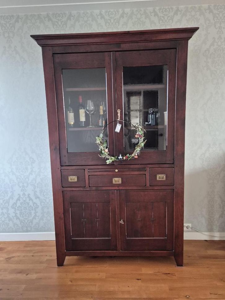 Buffetkast koloniaal, Huis en Inrichting, Kasten | Buffetkasten, Gebruikt, 200 cm of meer, 50 tot 100 cm, 25 tot 50 cm, Met lade(s)