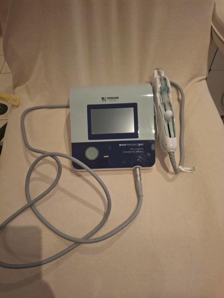 Toskani Mesojectgun + Mesoskin Chips, Sieraden, Tassen en Uiterlijk, Uiterlijk | Gezichtsverzorging, Zo goed als nieuw, Gehele gezicht