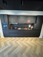 Onyxzwarte ultramatte keuken., Ophalen, Zwart, Enkelwandige keuken, Greeploos
