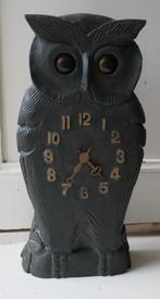 vintage Owl Clock klok rolling eyes, Ophalen of Verzenden