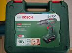 Nieuwe accuboormachine  18 volt met twee accu.s.in koffer., Doe-het-zelf en Verbouw, Gereedschap | Boormachines, Variabele snelheid