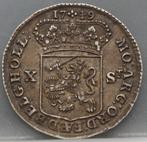 Mooie X stuiver 1749 Holland - 10 stuiver 1749 Holland, Postzegels en Munten, Munten | Nederland, ½ gulden, Vóór koninkrijk, Verzenden