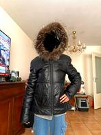 Leren Nickelson Jas, Ophalen, Zo goed als nieuw, Maat 34 (XS) of kleiner, Zwart