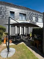 Soluna Zweefparasol Avignon Grijs Parasol 300x300 cm, Ophalen, Kantelbaar, 2 tot 3 meter, Zweefparasol