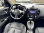 Nissan Juke 1.6 Tekna AUT Navi | Cruise | Camera | Leder | V, Euro 5, Navigatiesysteem, Zwart, 4 cilinders