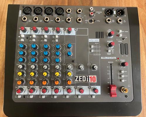 Allen & Heath ZEDi10 mengtafel/ USB Audio interface, Muziek en Instrumenten, Mengpanelen, Zo goed als nieuw, 20 kanalen of meer