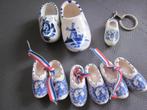 9 delfts blauwe klompjes 1 6,5cm 1 8,5cm 1 sleutelhanger 4c, Ophalen of Verzenden
