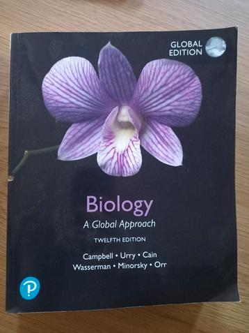 Biology, a global approach 12th edition met wordenboek