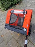 VidaXL Hondenfietskar - Oranje/Zwart, Fietsen en Brommers, Fietsaccessoires | Aanhangers en Karren, Gebruikt, Opvouwbaar, 20 tot 40 kg