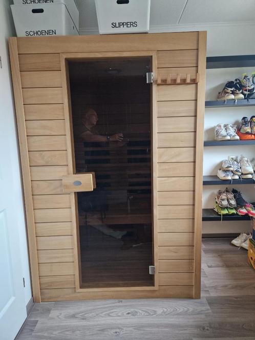 Sauna Infrarood Full Spectrum 2 persoons, Sport en Fitness, Sauna, Zo goed als nieuw, Complete sauna, Infrarood, Ophalen