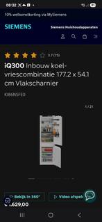 SIEMENS IQ300 inbouw koelvriescombinatie 4 stuks, Witgoed en Apparatuur, Ophalen, 200 liter of meer, Met aparte vriezer, Nieuw