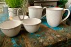Grote Riverdale Mokken & 3-vaks Schaaltje, Huis en Inrichting, Keramiek, Ophalen of Verzenden, Zo goed als nieuw, Overige stijlen