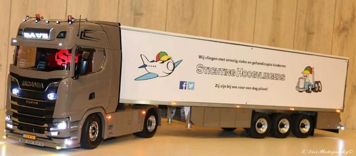 Tamiya scania next gen, Hobby en Vrije tijd, Modelbouw | Radiografisch | Auto's, Zo goed als nieuw, Auto onroad, Elektro, Schaal 1:14