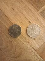 2x Zilveren Koning willem 3 munten, Postzegels en Munten, Munten | Nederland, Ophalen of Verzenden, Koning Willem III, 2½ gulden