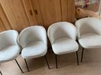 4 Offwhite Teddy Eetkamerstoelen, Ophalen