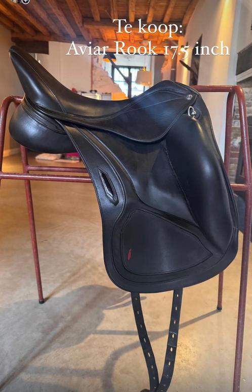 Aviar Rook 17,5 inch, Dieren en Toebehoren, Paarden en Pony's | Zadels, Zo goed als nieuw, Dressuur, Ophalen of Verzenden