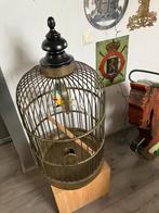 Grote Koperen Vogelkooi Antiek, Antiek en Kunst, Ophalen of Verzenden, Koper