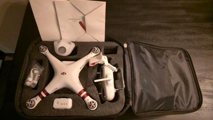 DJI Phantom 3 Compleet met Accessoires, Audio, Tv en Foto, Drones, Gebruikt, Professionele drone, Topkwaliteit, DJI, 15 tot 30 minuten