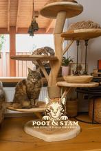 Luxe Houten Krabpaal | Het Koninklijke Krabkasteel 150 cm, Dieren en Toebehoren, Krabmeubelen, Ophalen of Verzenden, Nieuw, Krabpaal